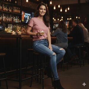 Abercrombie & Fitch Harper Super Skinny Distressed And Patched Jeans Size 28/6s